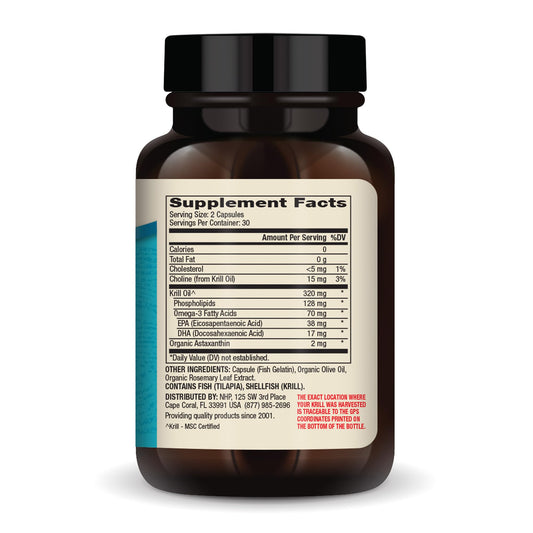 Krill Oil for Kids capsules in bottle
