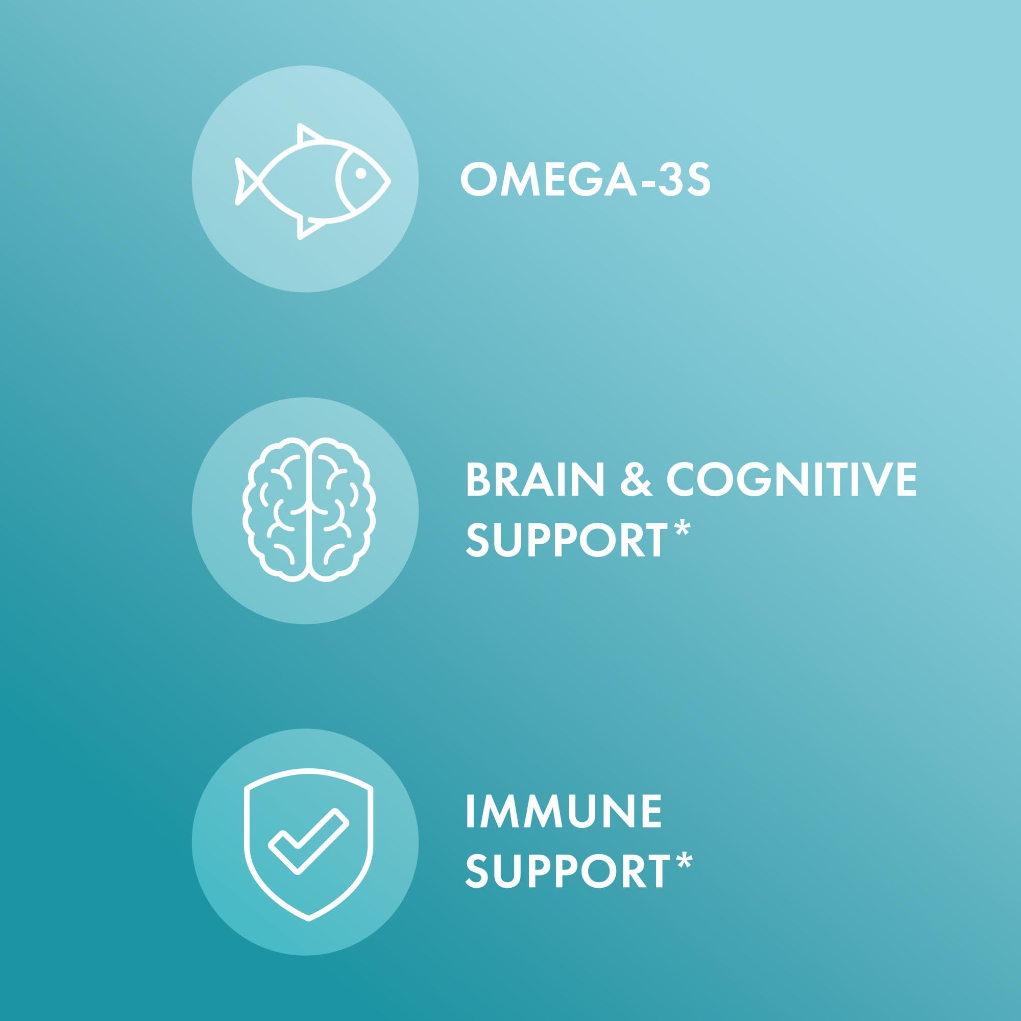 Omega-3 EPA and DHA illustration for kids
