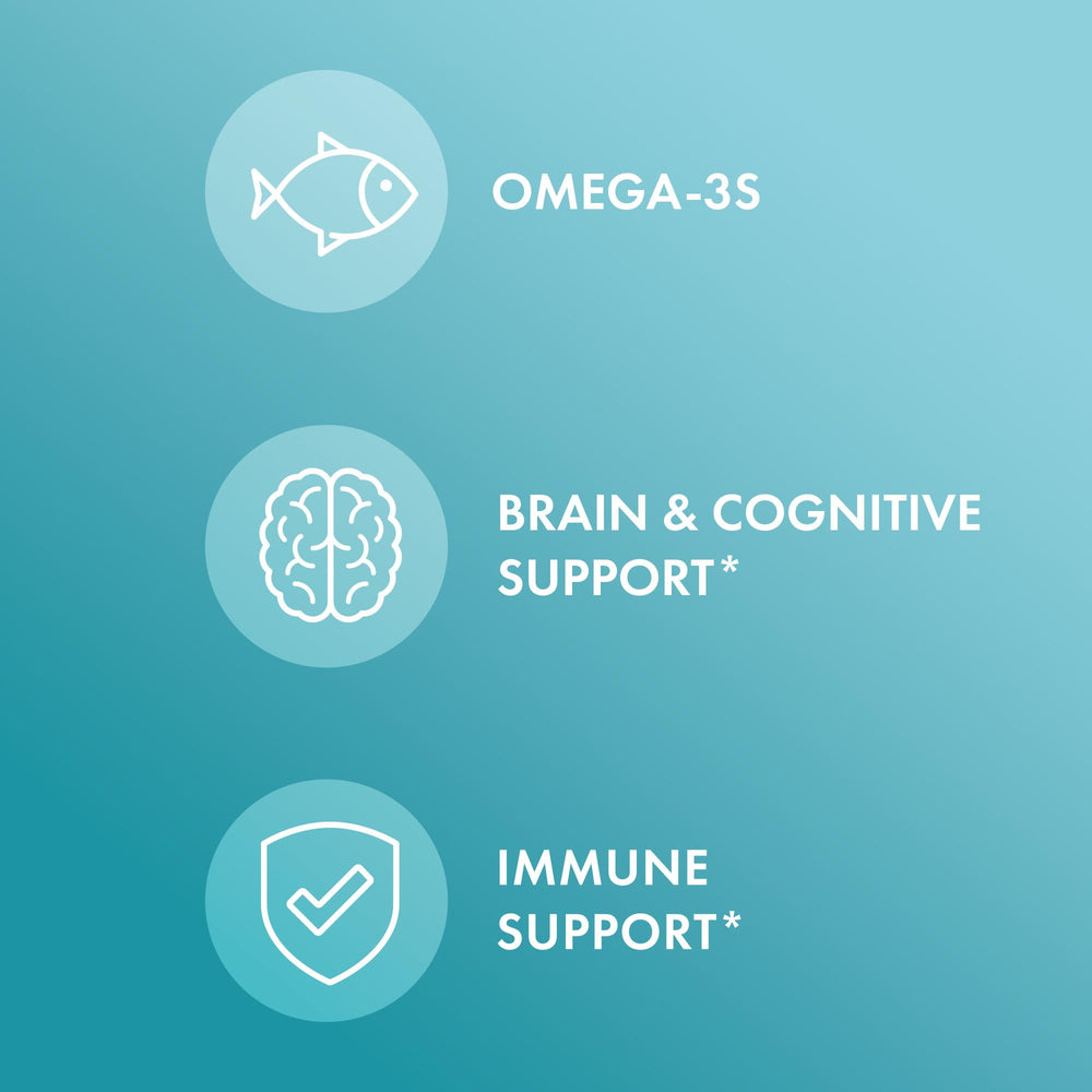 Omega-3 EPA and DHA illustration for kids