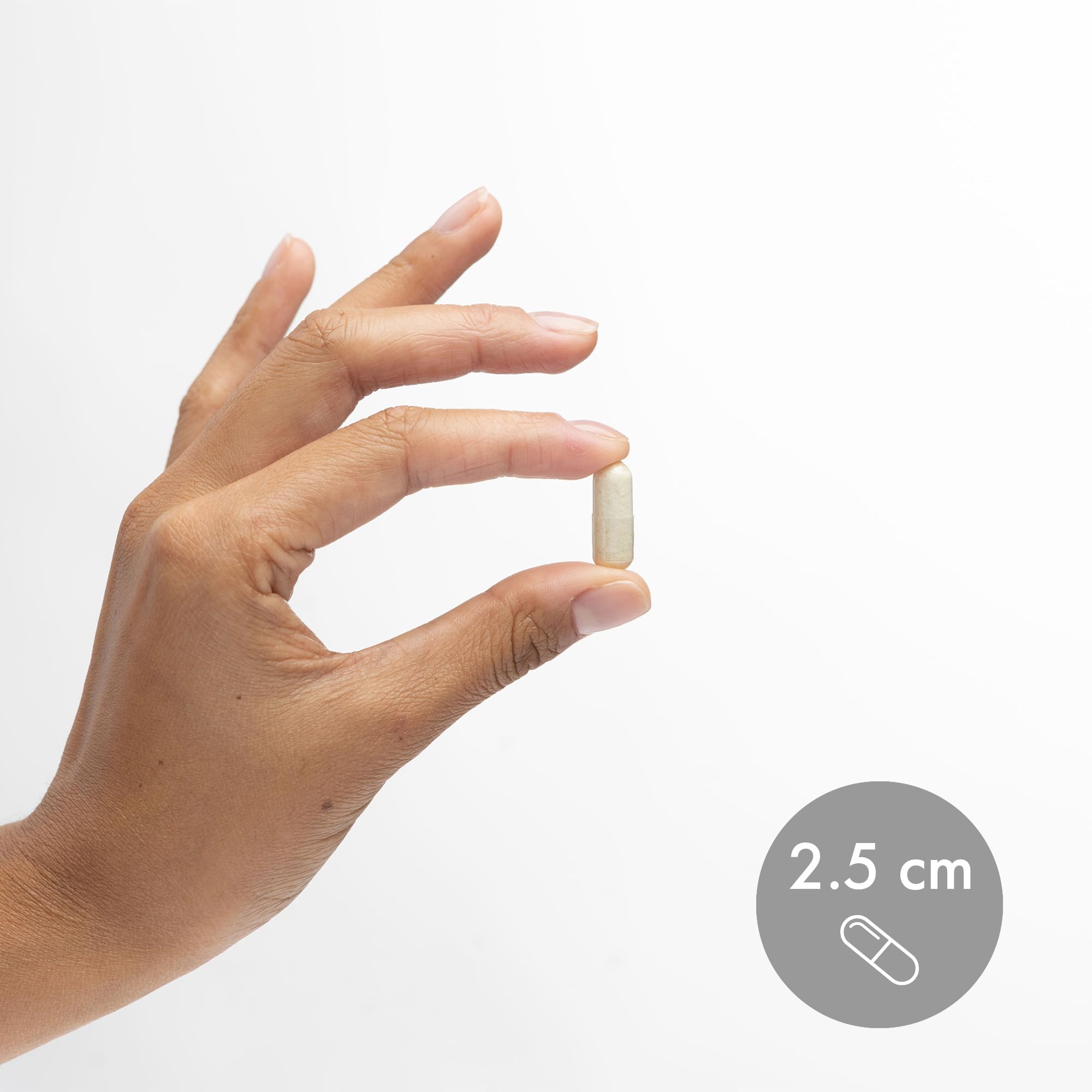 Capsule and bottle with natural health branding
