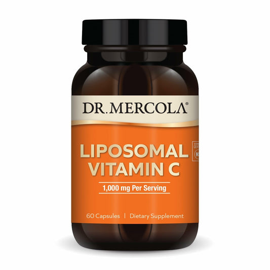 Dr Mercola Liposomal Vitamin C bottle label