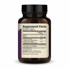 Lutein with Zeaxanthin capsules arranged for display