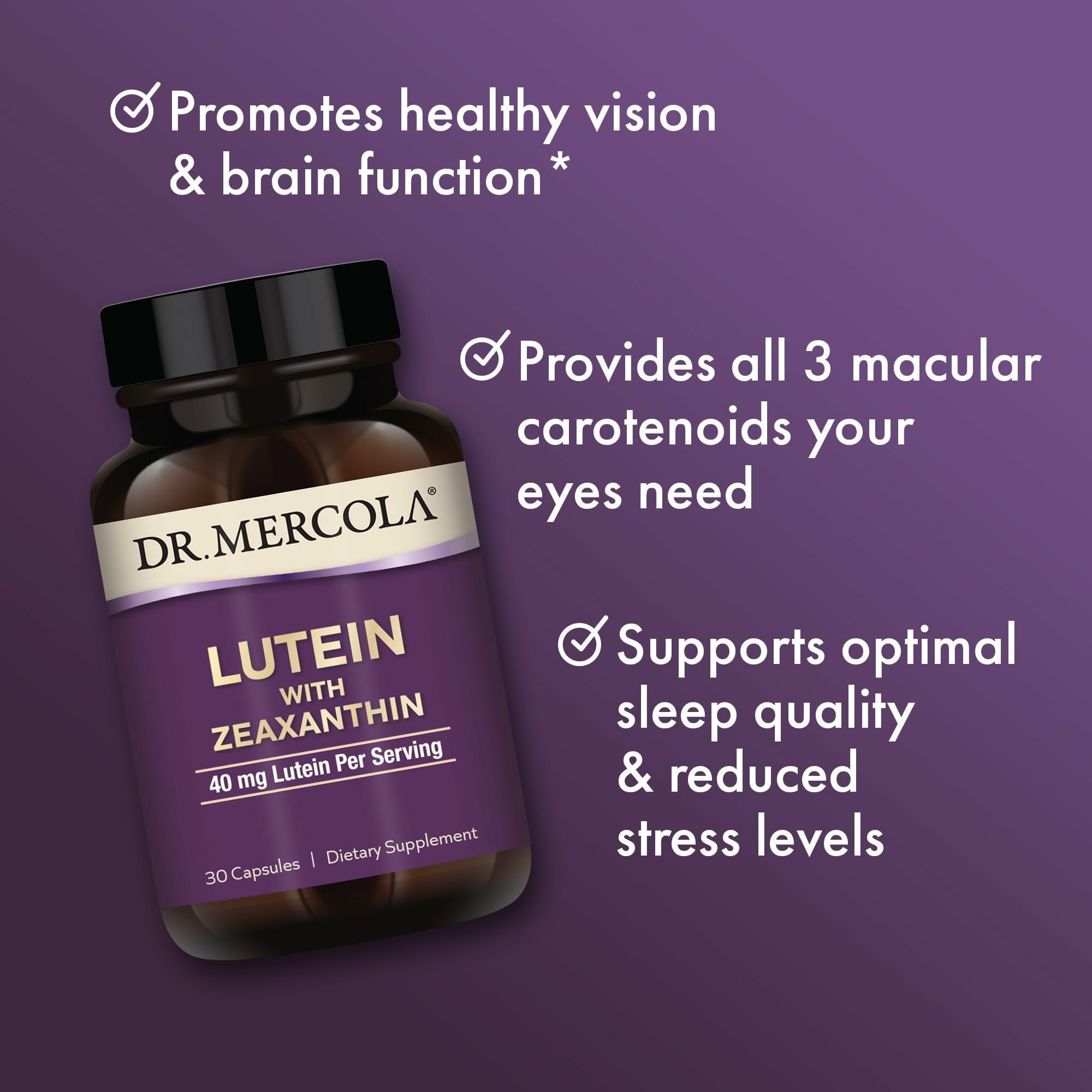 Diagram of macular carotenoids: lutein, zeaxanthin and meso-zeaxanthin