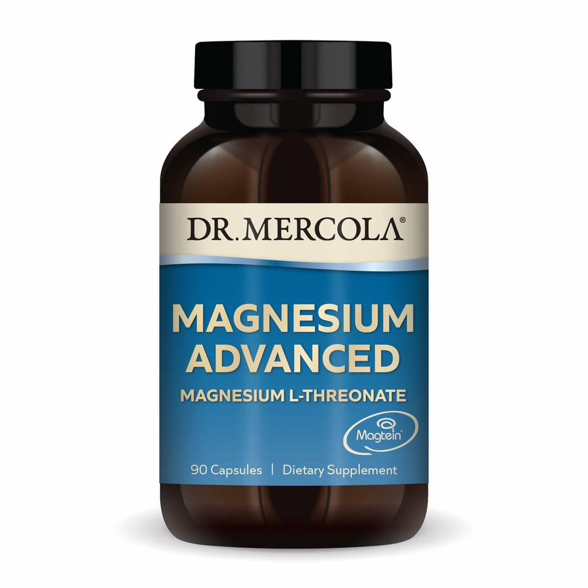 Dr. Mercola Magnesium Advanced bottle - front label