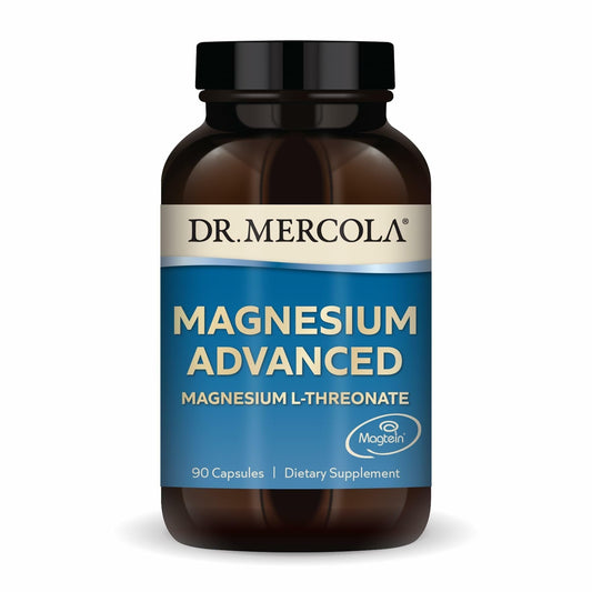 Dr. Mercola Magnesium Advanced bottle - front label