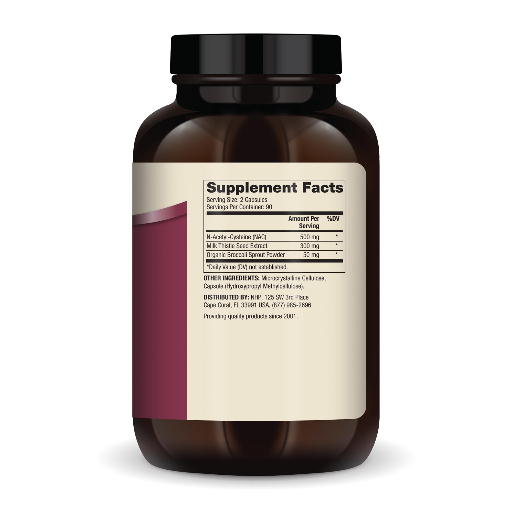 Milk Thistle Seed Extract and Organic Broccoli Sprouts Powder shown