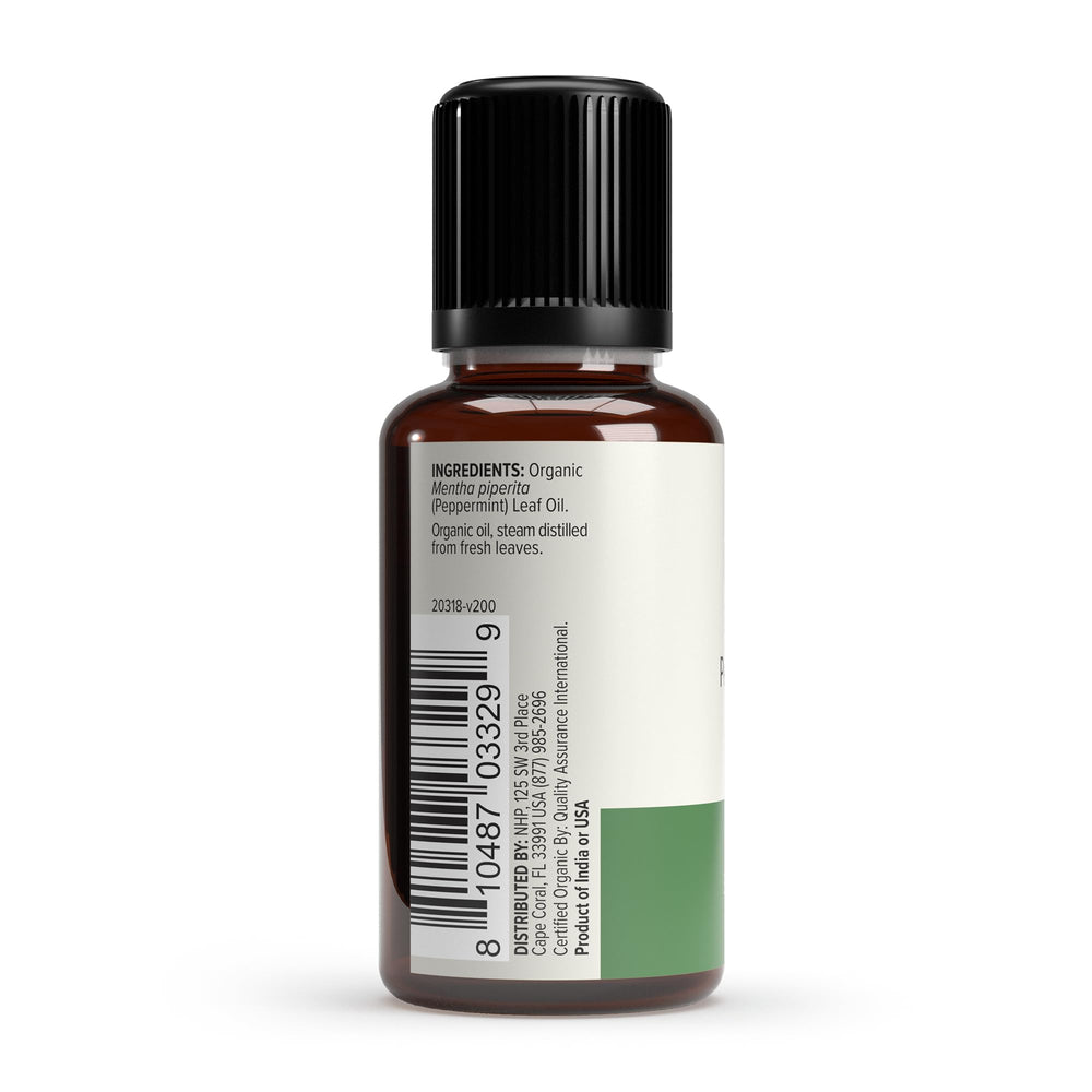 Dr. Mercola Ola Botanicals Peppermint oil in diffuser creates a refreshing atmosphere.
