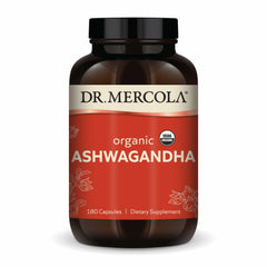 Dr. Mercola Organic Ashwagandha bottle label