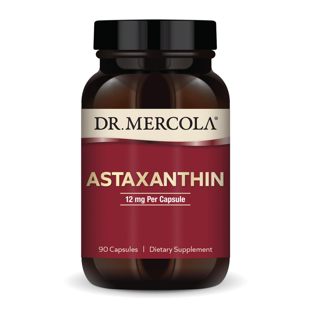Dr. Mercola Organic Astaxanthin bottle front view