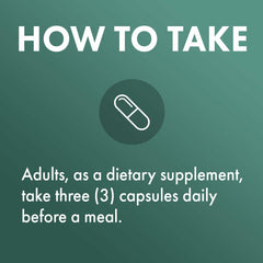 90 capsules per bottle with serving size