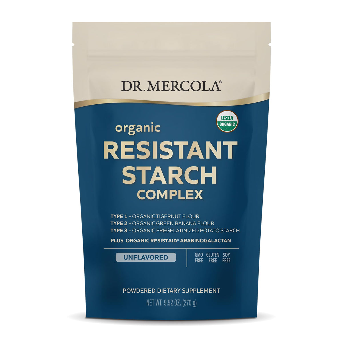 Dr. Mercola Organic Resistant Starch Complex bottle