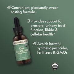 60 mL bottle with USDA Organic and Non-GMO labels