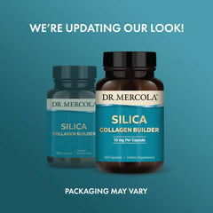 Supplement facts panel for Dr. Mercola Silica Collagen Builder