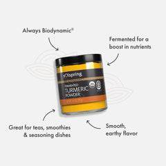 Packaging label showing Demeter Biodynamic, USDA Organic, and Non-GMO badges