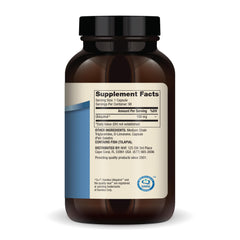 Close-up of Kaneka Ubiquinol 150 mg label