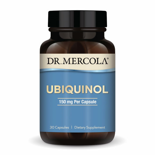 Dr. Mercola Ubiquinol 150 mg bottle with 30 capsules