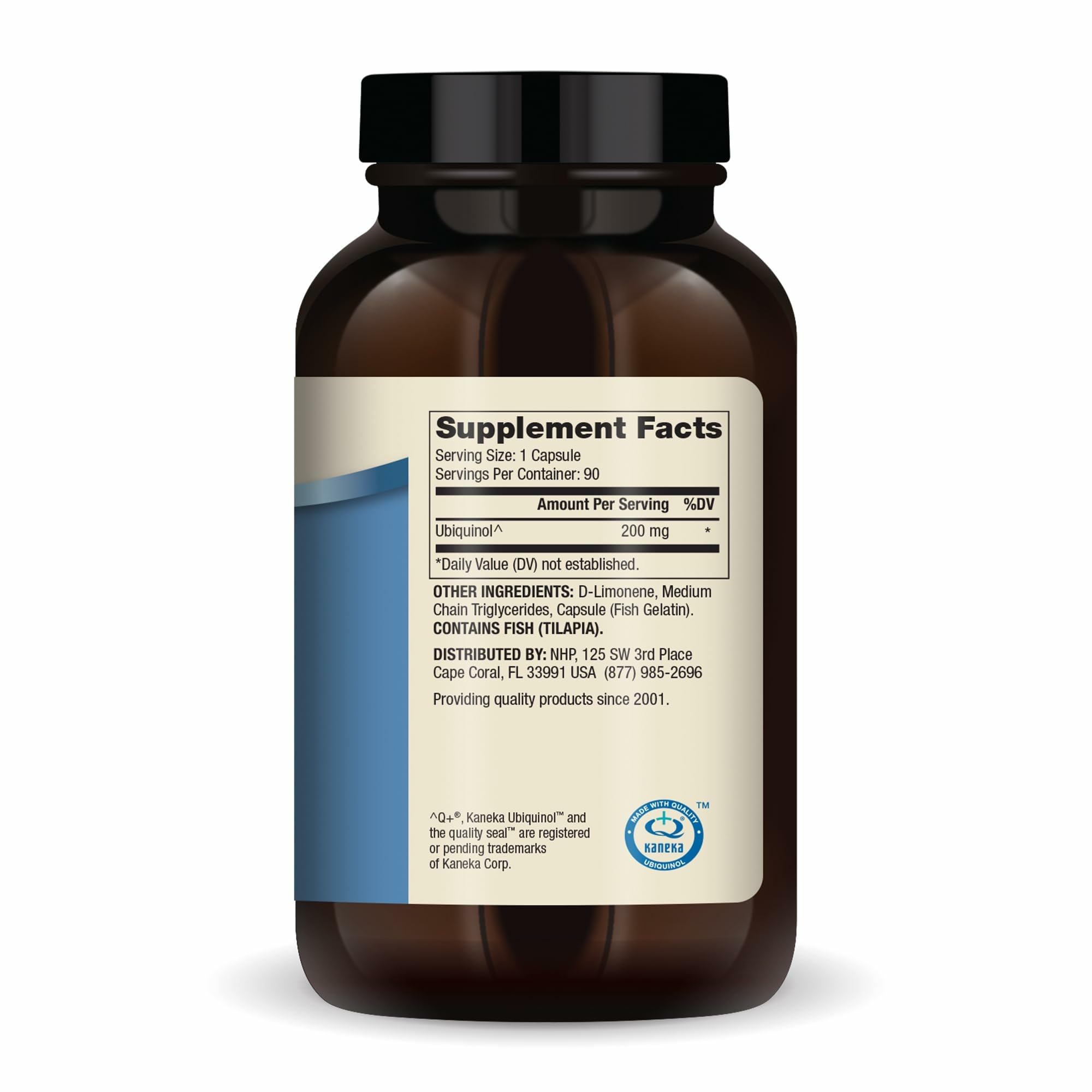 Graphic highlighting 200 mg per serving