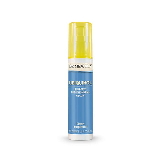 Dr. Mercola Ubiquinol Liquid Pump bottle, 1.45 Fl Oz (43 mL), about 18 servings, non-GMO dietary supplement
