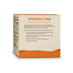 Vitamin C-PAK ingredients including zinc and vitamin D3