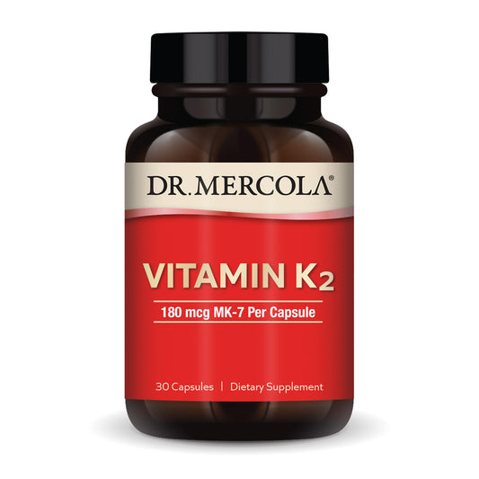 Dr. Mercola Vitamin K2 MK-7 bottle label