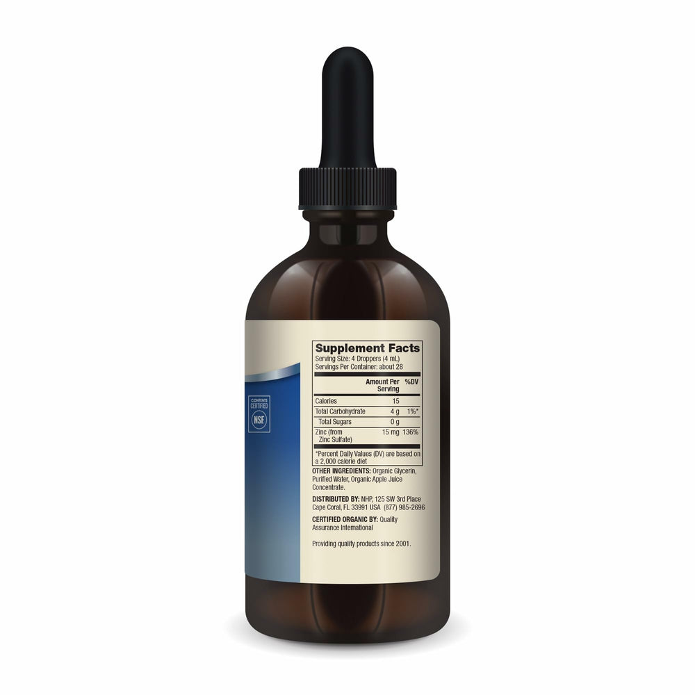Dr. Mercola Zinc Liquid Drops three-pack side view