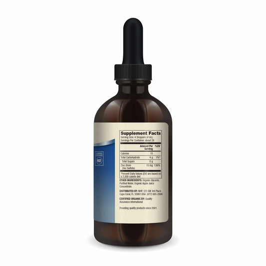 Dr. Mercola Zinc Liquid Drops three-pack side view