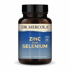 Dr Mercola Zinc Plus Selenium bottle front view