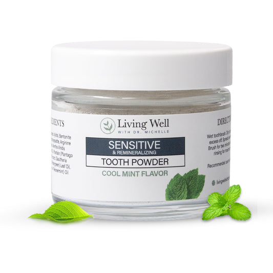 Hero image of Dr. Michelle Sensitive Remineralizing Tooth Powder