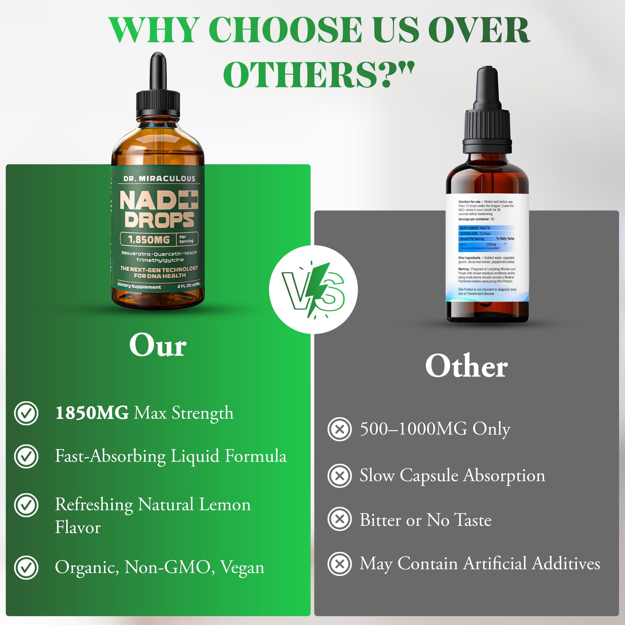 Non-GMO, plant-based ingredients certification