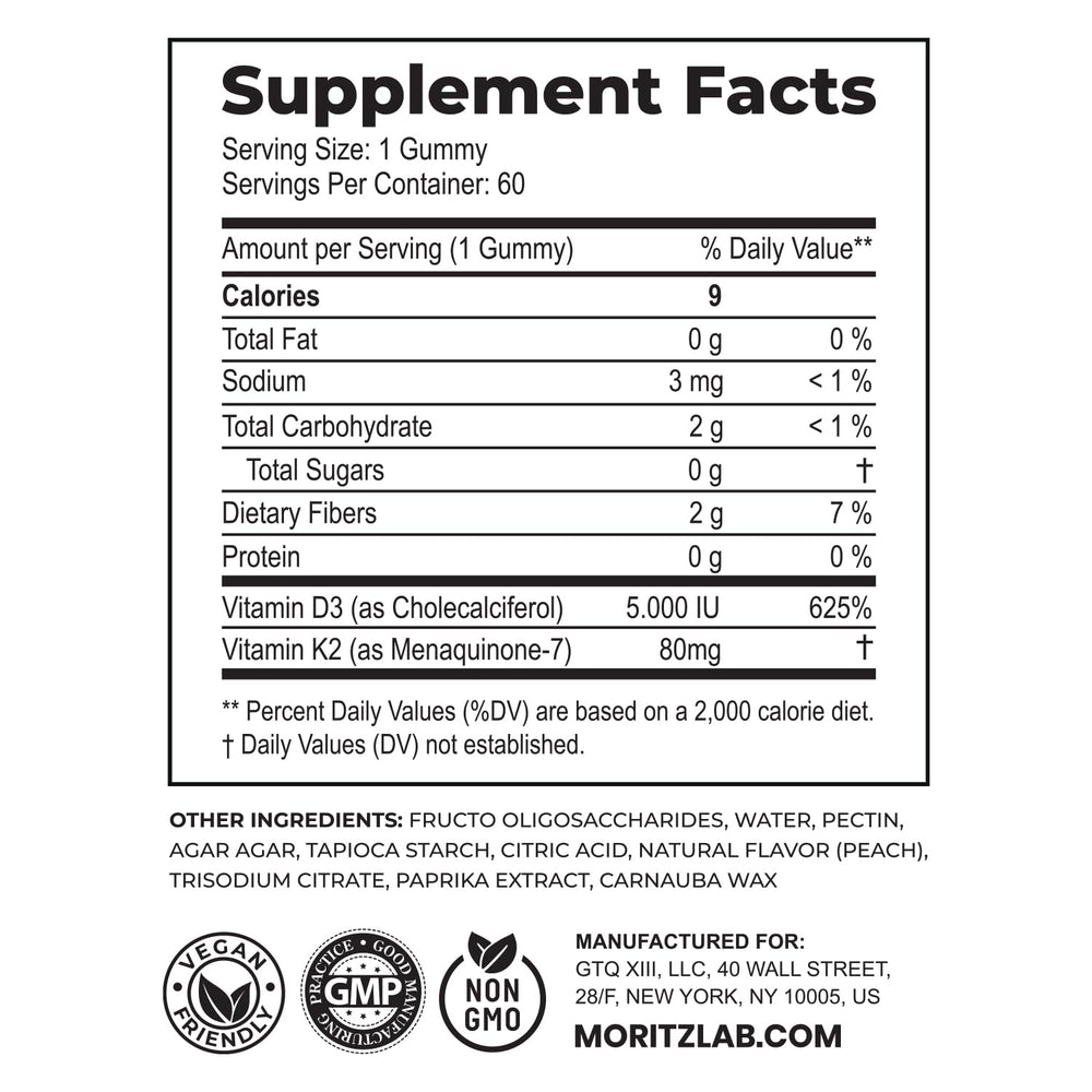Illustration of immune support and bone health benefits of D3 K2 gummies