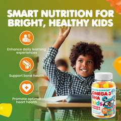 Omega-3 gummies and toddler multivitamins bundle back panel