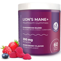 DR. MORITZ Lions Mane Gummies bottle label