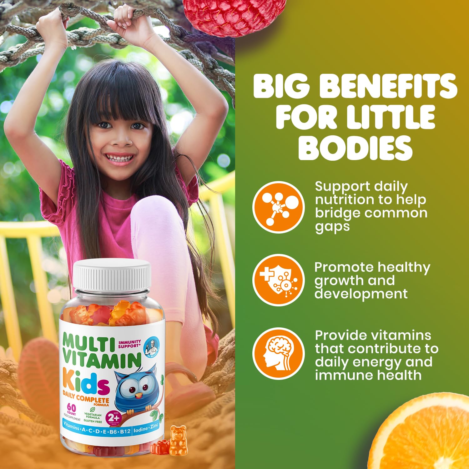 Omega-3 fatty acids ingredients label and pack shot