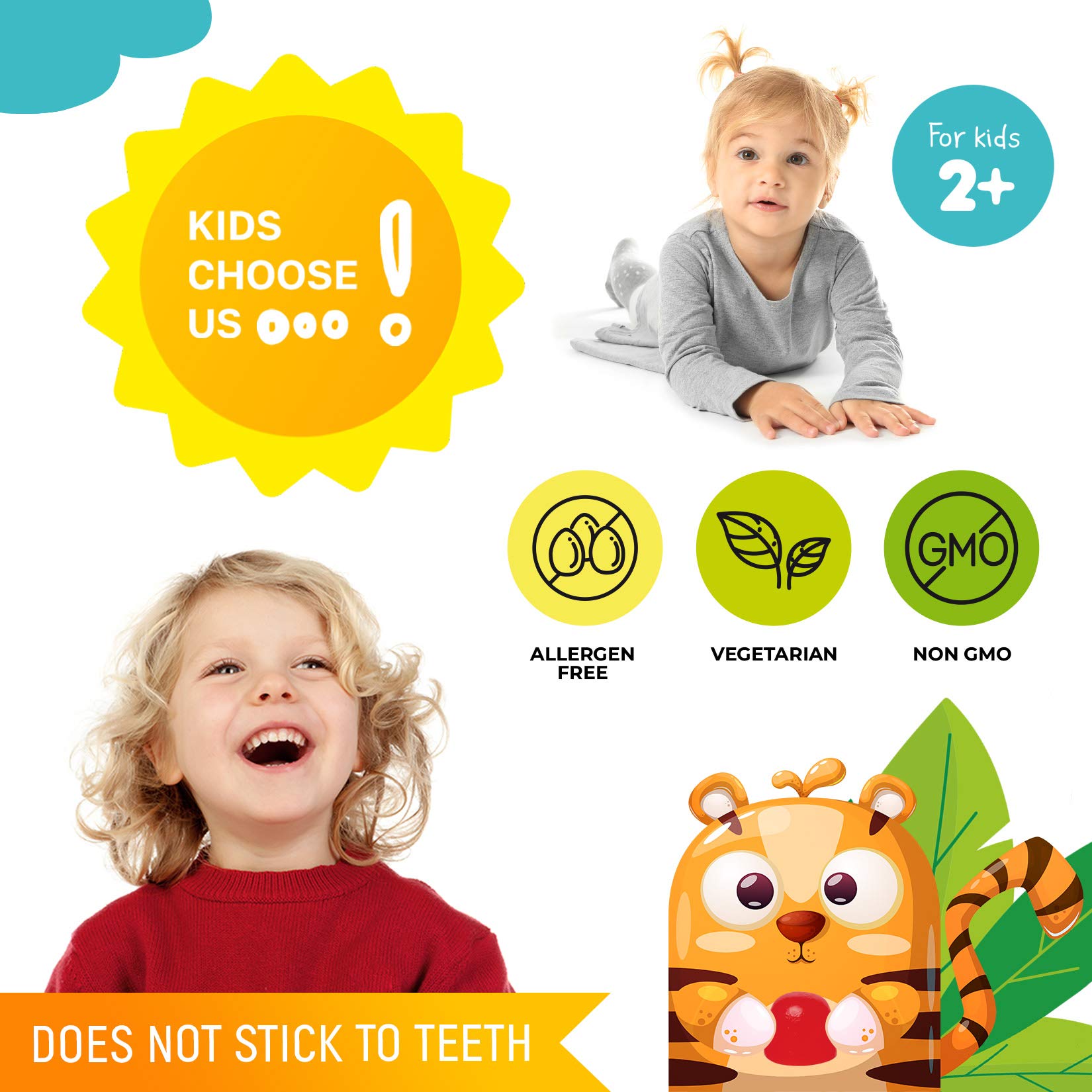 Kid chewing DR. MORITZ Vitamin D gummy after school may support wellness.