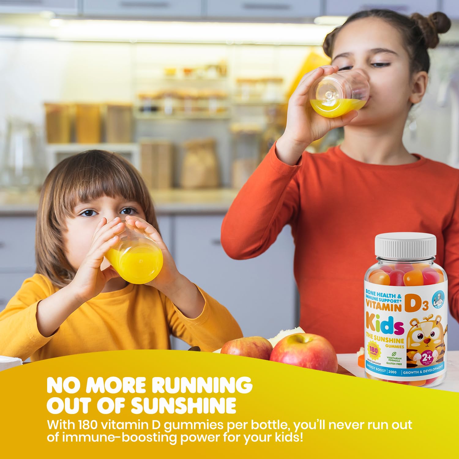 Tooth-friendly DR. MORITZ gummies designed to minimize tooth sticking.