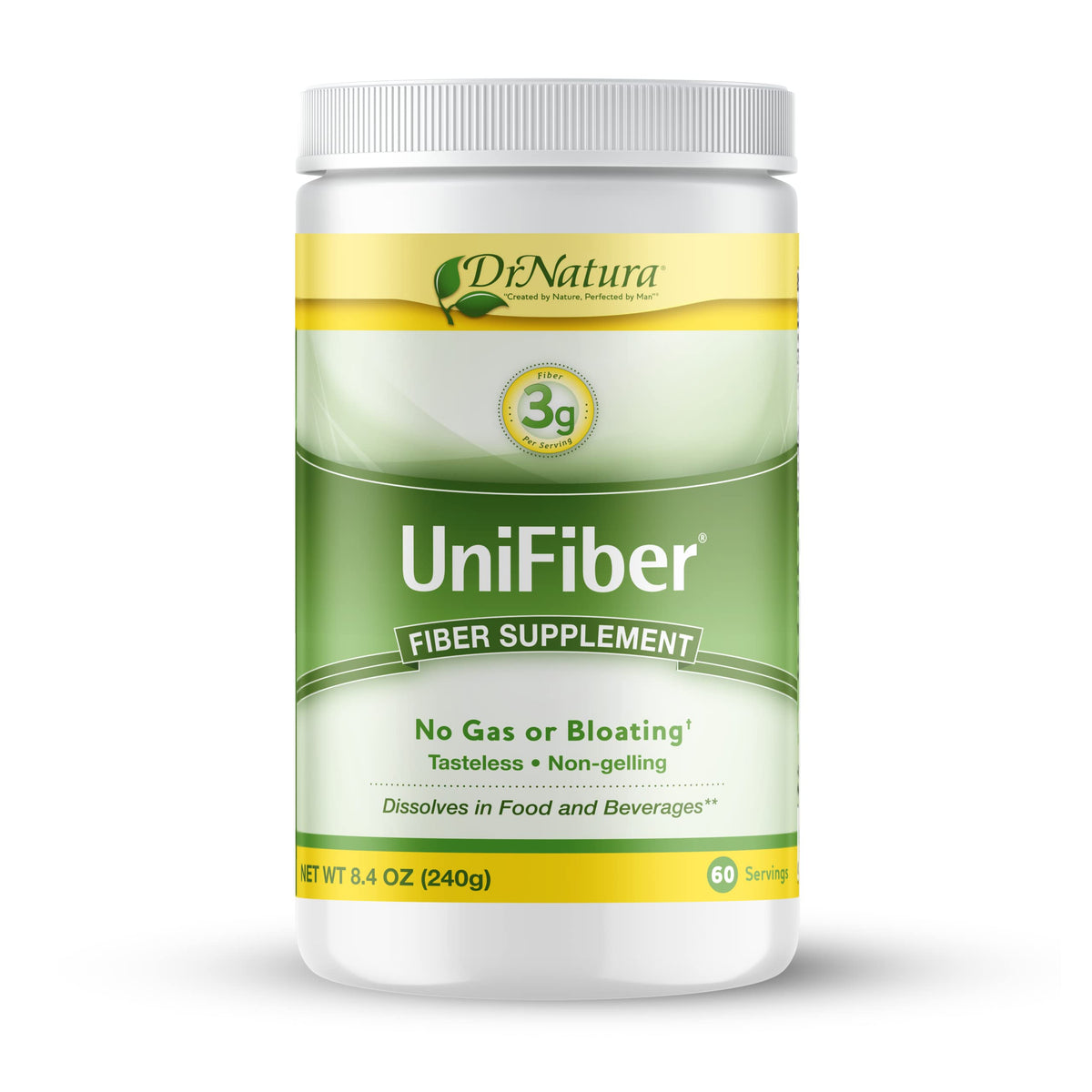 Dr. Natura Unifiber bottle and label