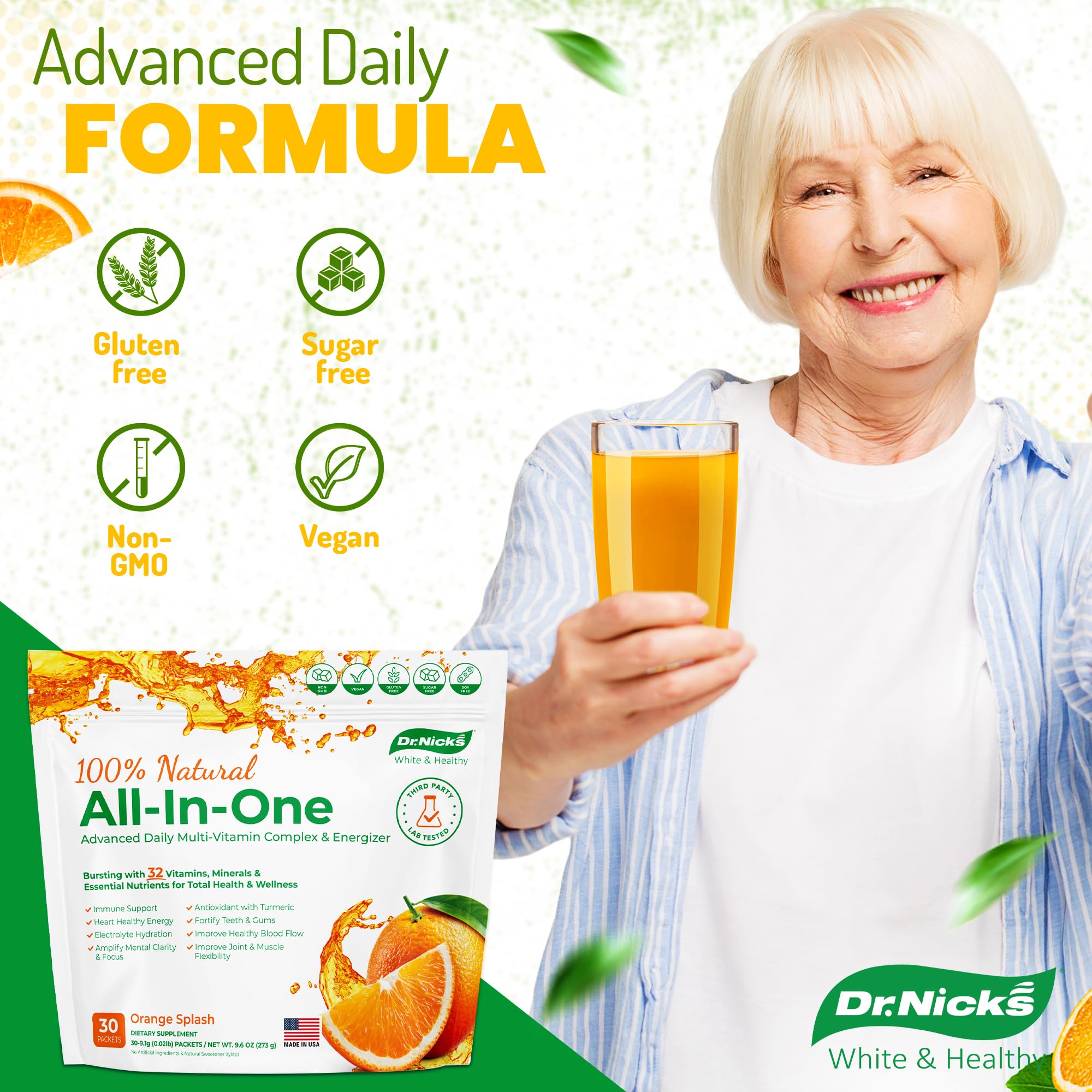 Probiotic blend featuring 9 Billion CFU in the powder