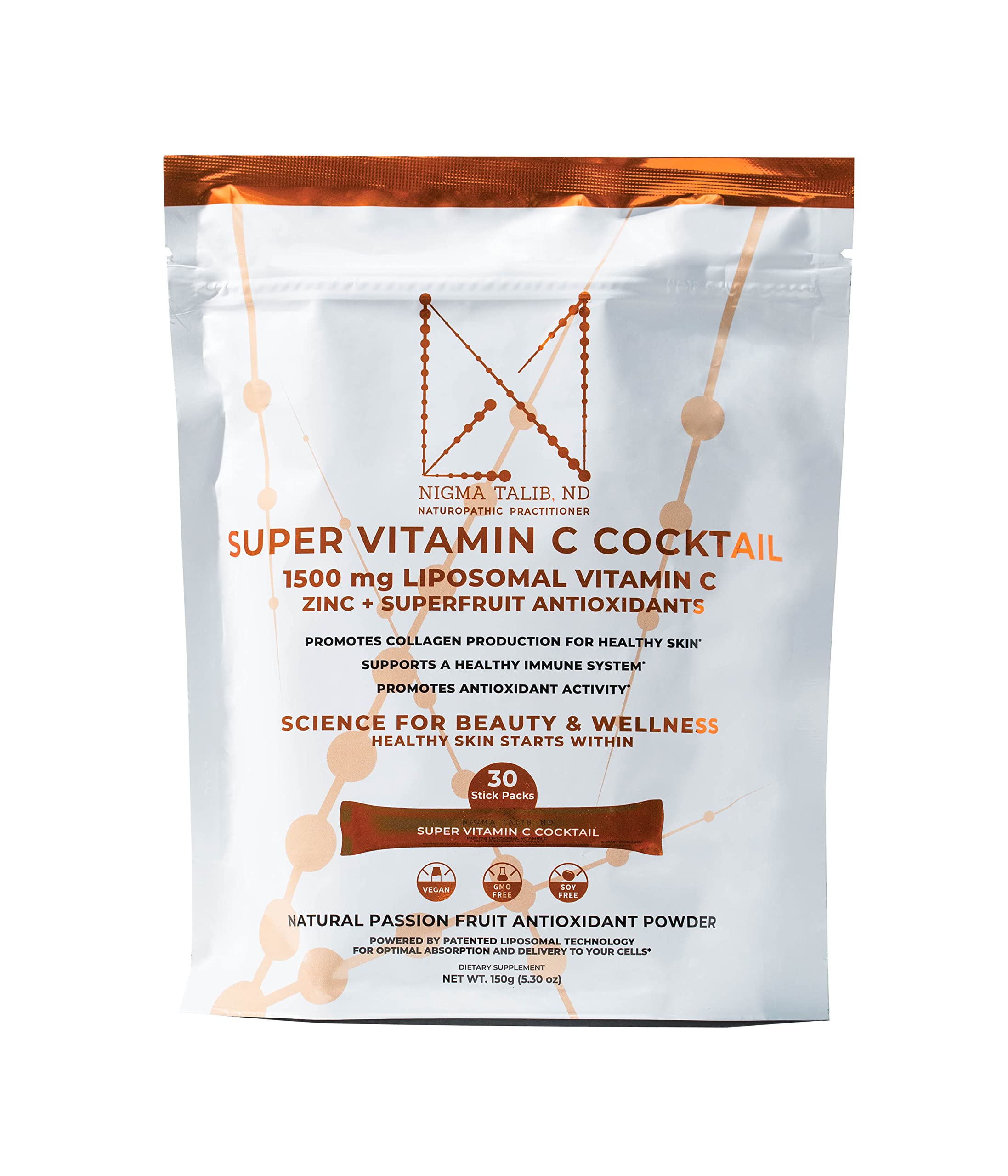 DR. NIGMA Vitamin C Cocktail bottle on a white background