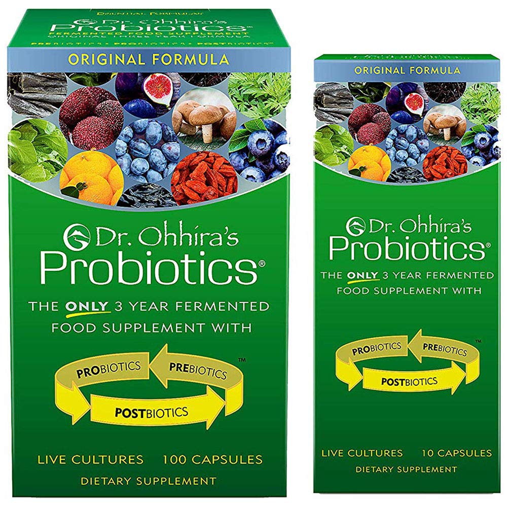 Bottle of Dr. Ohhira's Probiotics Daily Original Formula 100 capsules