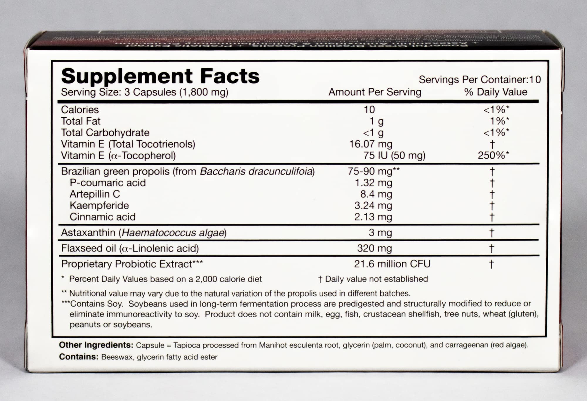Close-up of Brazilian Green Propolis ingredient