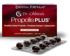 Dr. Ohhira's Propolis Plus bottle with capsules