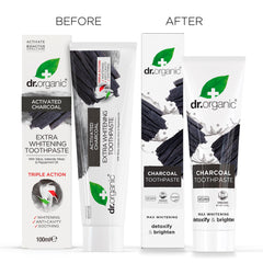 Illustration of charcoal whitening concept