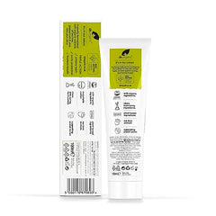 Close-up of toothpaste on toothbrush