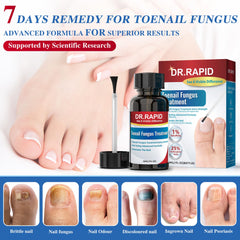 DR.RAPID 7-day fast-acting application demonstrates quick treatment steps