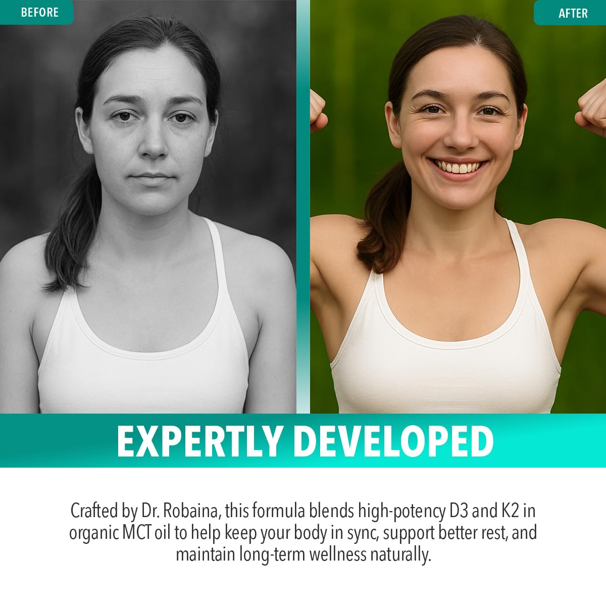 Organic MCT oil base concept for supplements