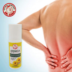 Packaging and usage of Dr Sana Arnica Roll-On 3oz
