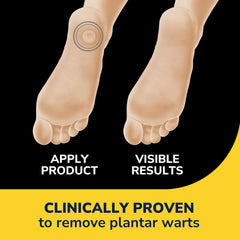 Dr Scholl's Clear Away extra-thick cushioning bandage reduces pressure in daily wear.