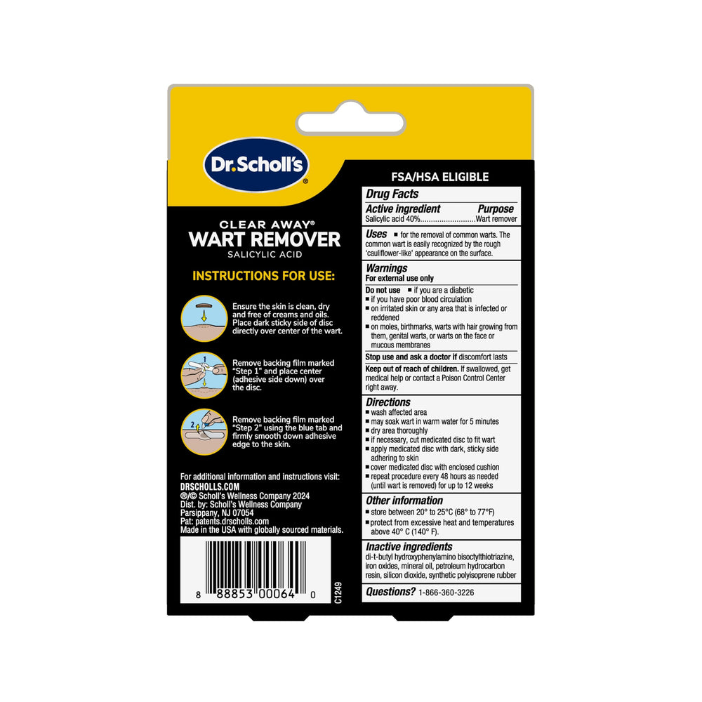 Dr. Scholl's Clear Away remains reliable on toes with targeted protection