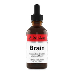 Dr. Schulze's Brain Formula 2 oz bottle - front view