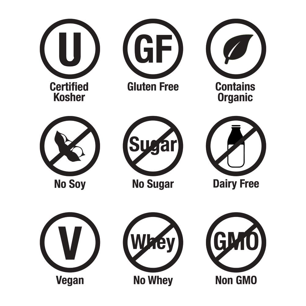 Vegan Brain Formula packaging with ingredients